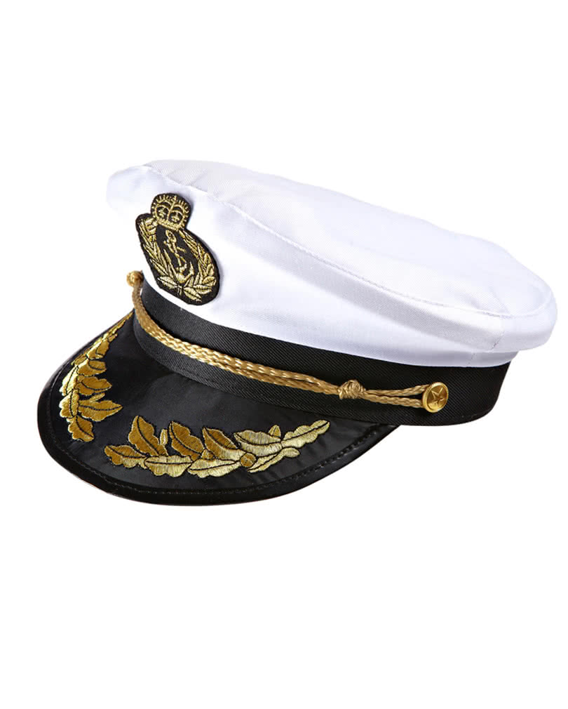 2 x Kapitänsmütze Matrosenmütze Offiziersmütze Kostüm Kopfbedeckung Karneval