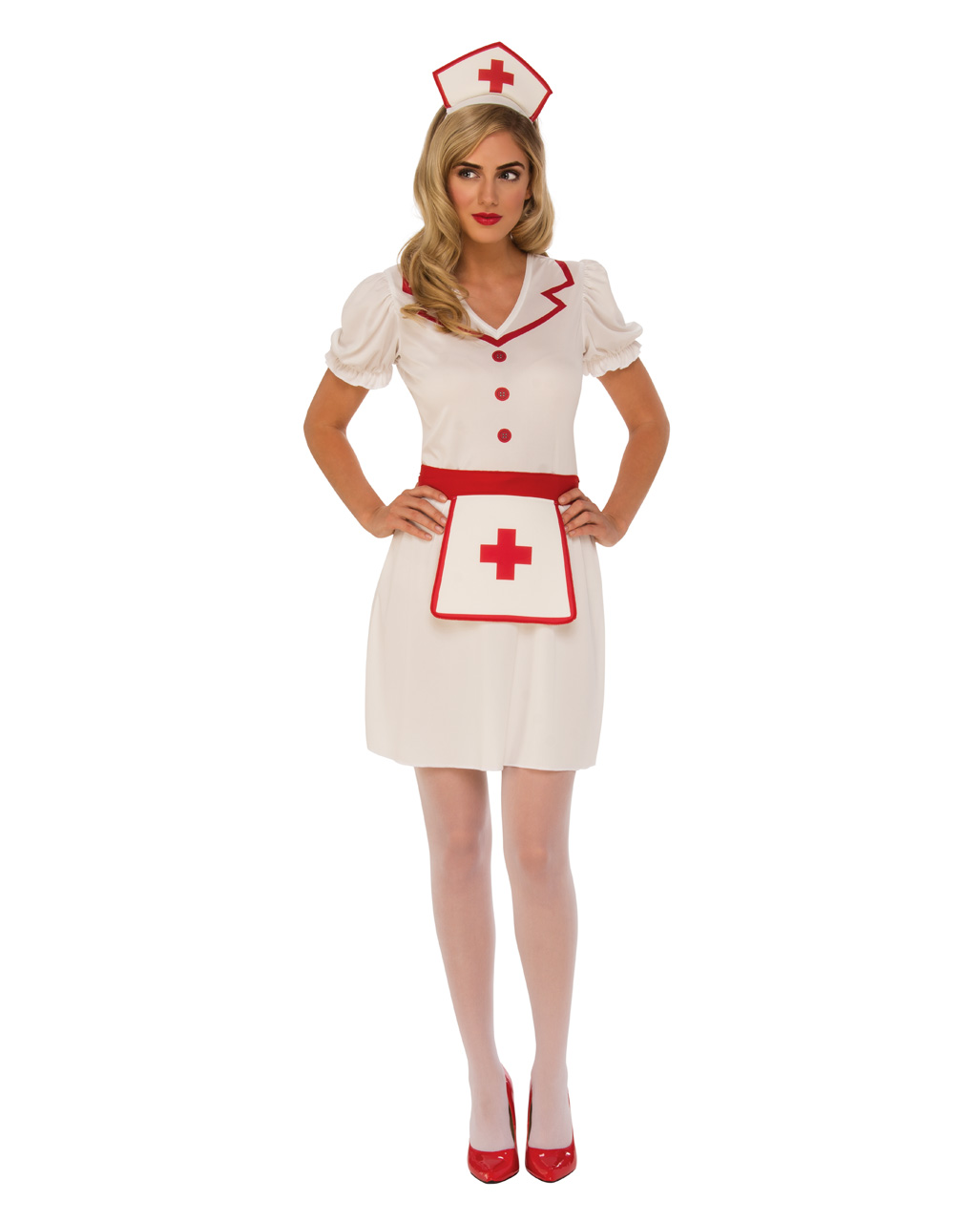 Krankenschwester-Kostüm Accessoire Spielzeug-Stethoskop ideal als Arzt Doktor 
