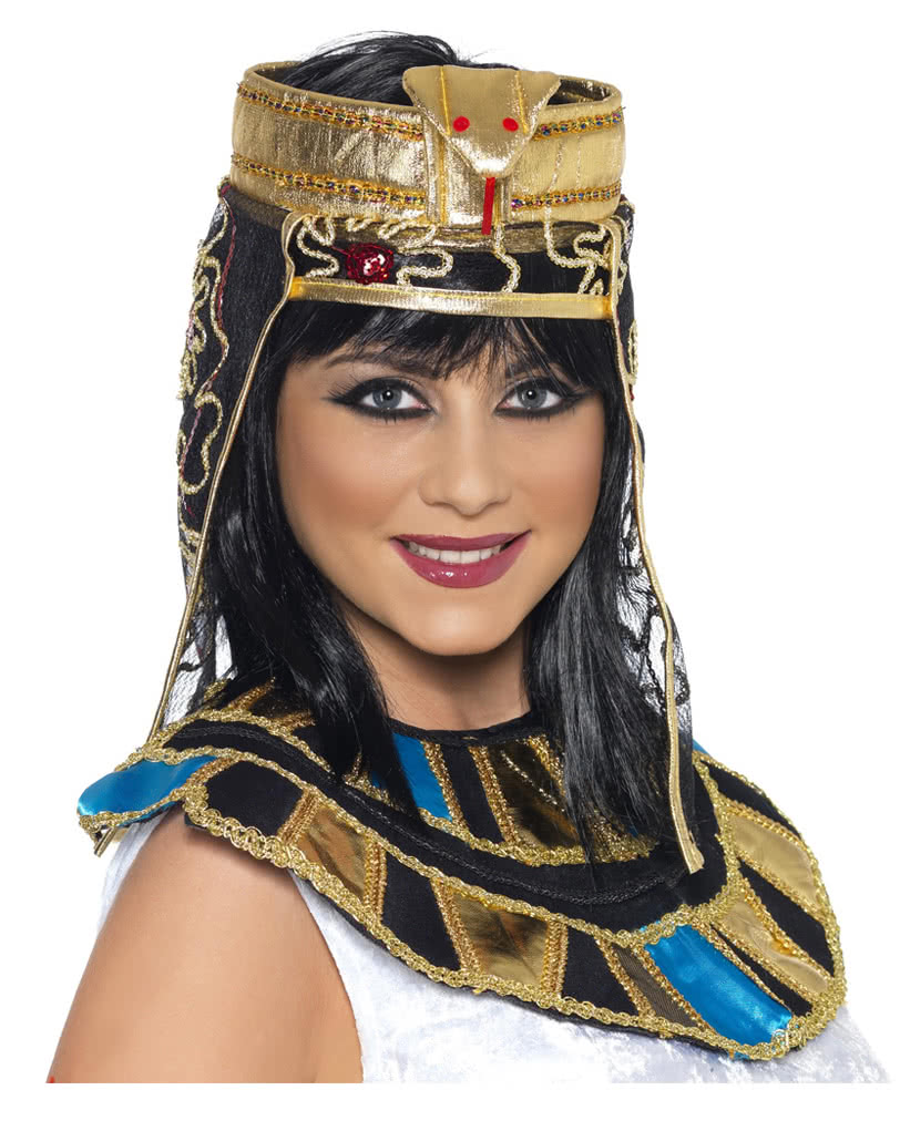 SCHWARZE CLEOPATRA PERÜCKE # Ägypten Pharao Kleopatra Königin Kostüm Party 6316 