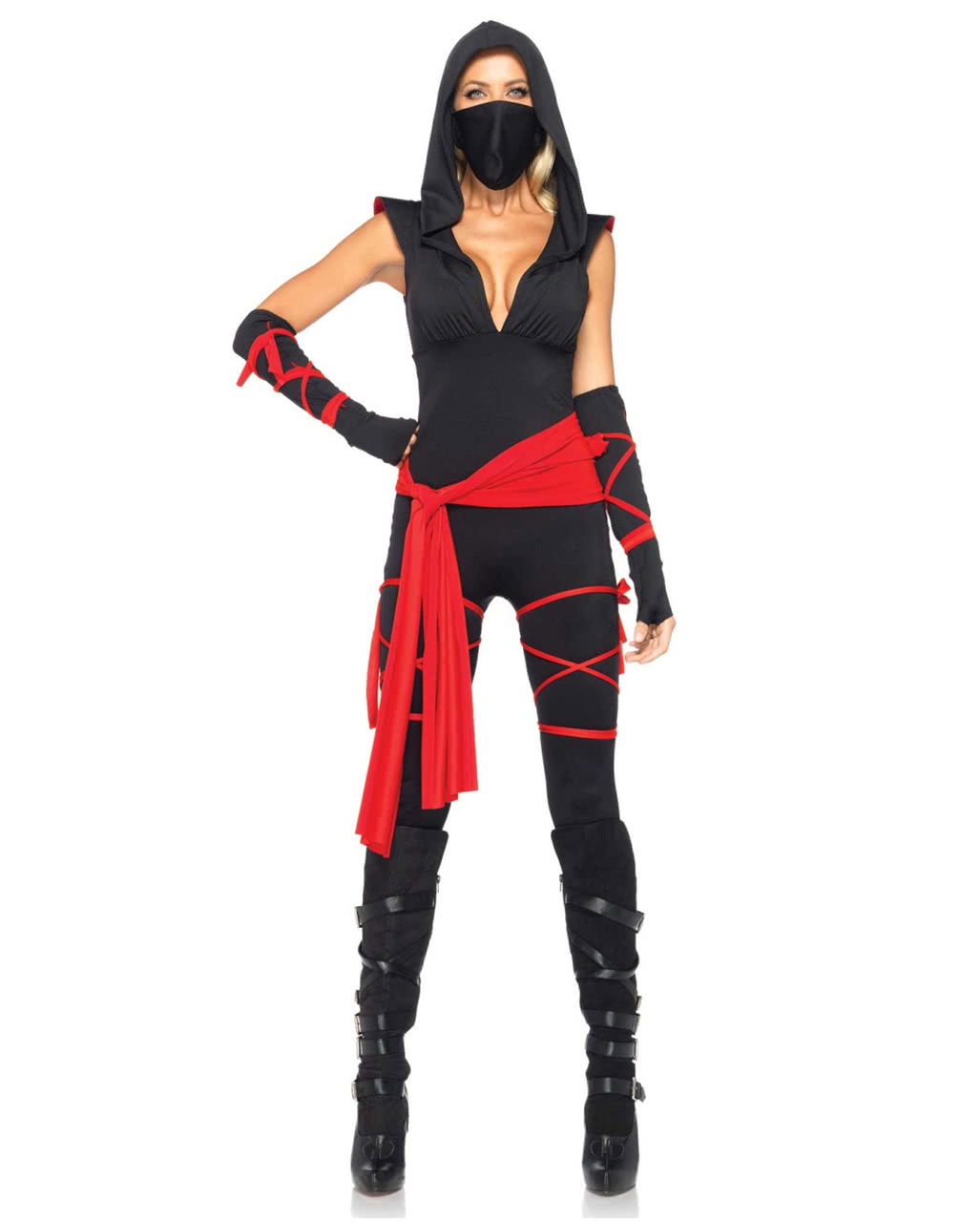 Rub Ninja Krieger Herren Kostüm zu Karneval Fasching 