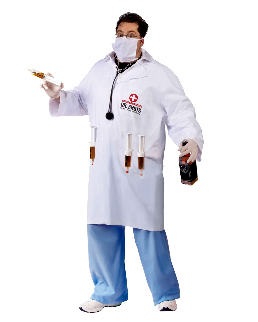 Arztkittel Kinder Ärztin Doktor Cosplay Halloween Weihnachten Fasching Kostüm 