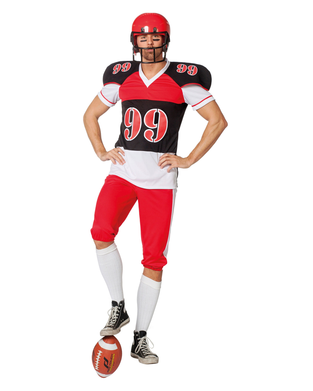 andrageren Stor slump Football Player Men Costume for carnival | - Karneval Universe