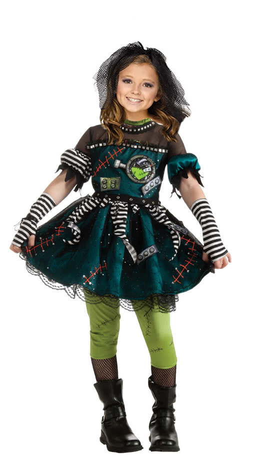 Frankenstein's Princess Costume Halloween children's costume ...