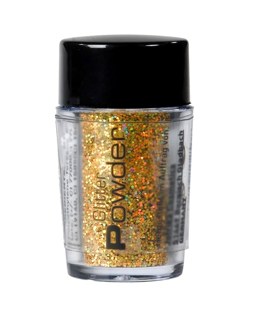 Glitterpuder Gold In The Spreader As makeup accessories Karneval