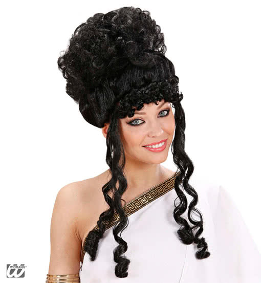 Greek Goddess Wig Black