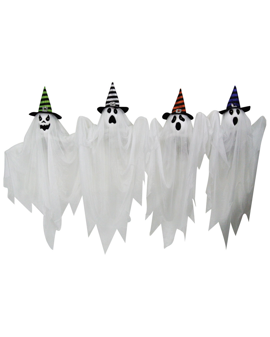 Spooky Halloween Ghost With Witch Hat 70cm order | - Karneval Universe