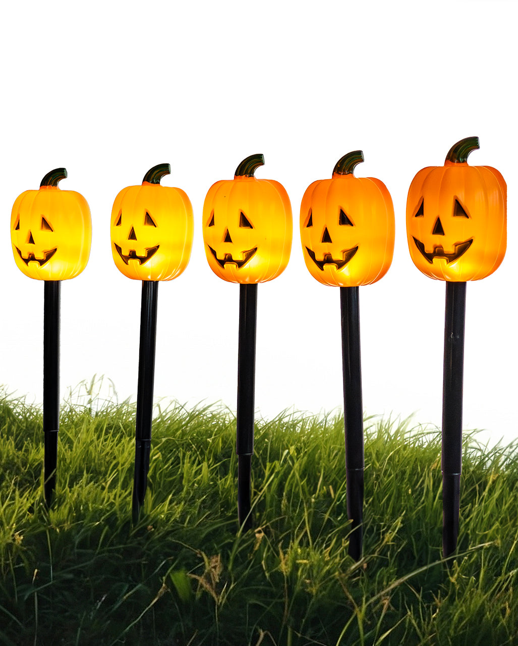 Candele LED Halloween A Forma Di Zucche – 2 Pezzi, Senza Fiamma, Alimentazione A Batteria | Decorazione Tavola, Interni, Atmosfera Spaventosa