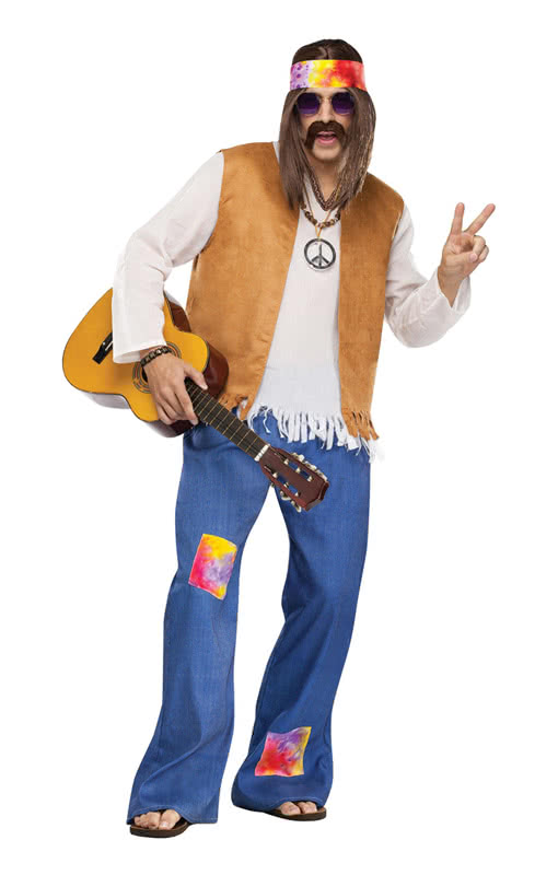 Hippie Mens Costume Buy cheap hippie clothes now Karneval Universe
