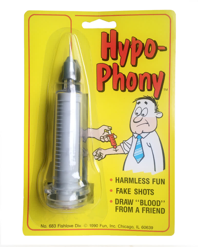 Infusion Syringe With Magic Needle as a costume accessory Karneval Universe