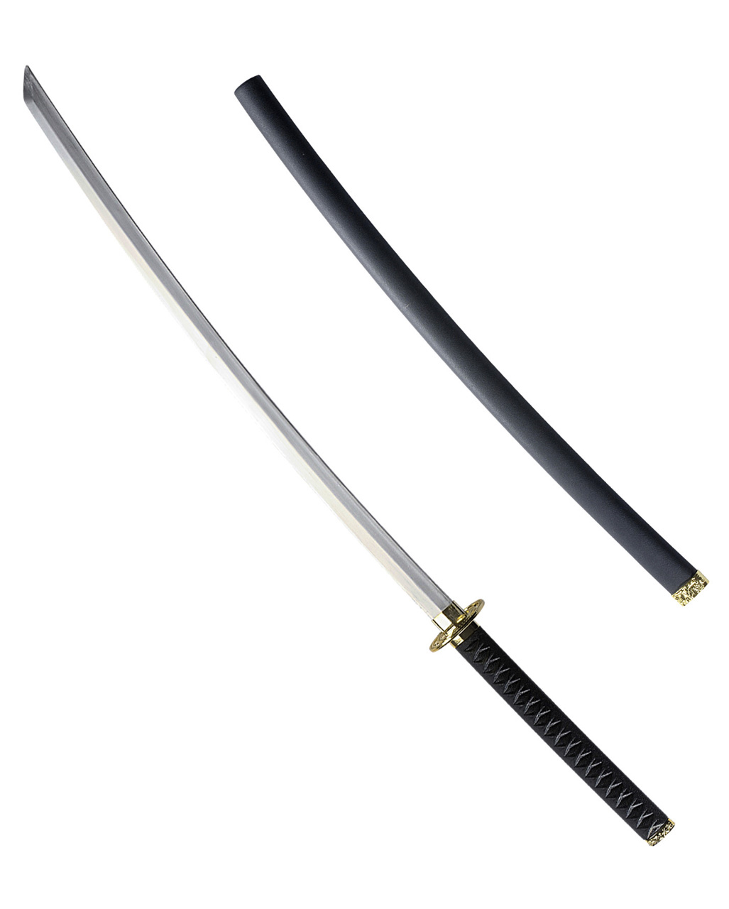 Katana Samurai Schwert Ninja Kostüm Zubehör Samuraischwert Ninjaschwert Iaido 