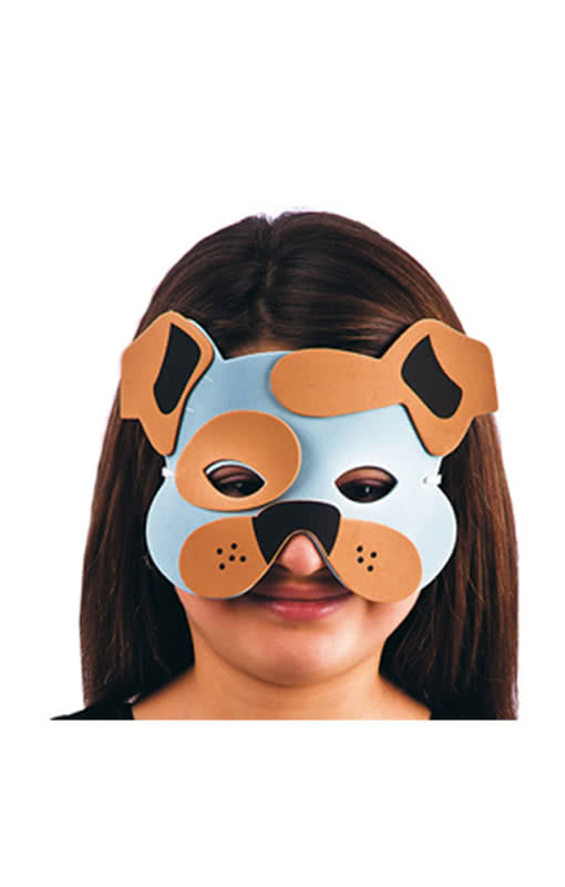 HundeMaske für Kinder Tiermaske für kleinere Kinder ab 3 Karneval