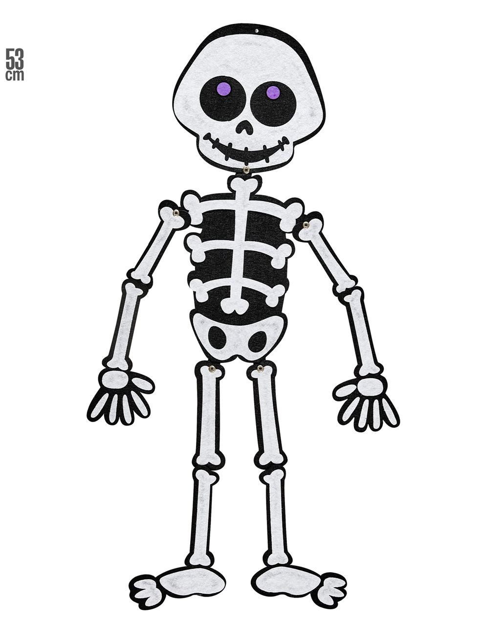 Halloween Garten-Skelett 5-teilig 