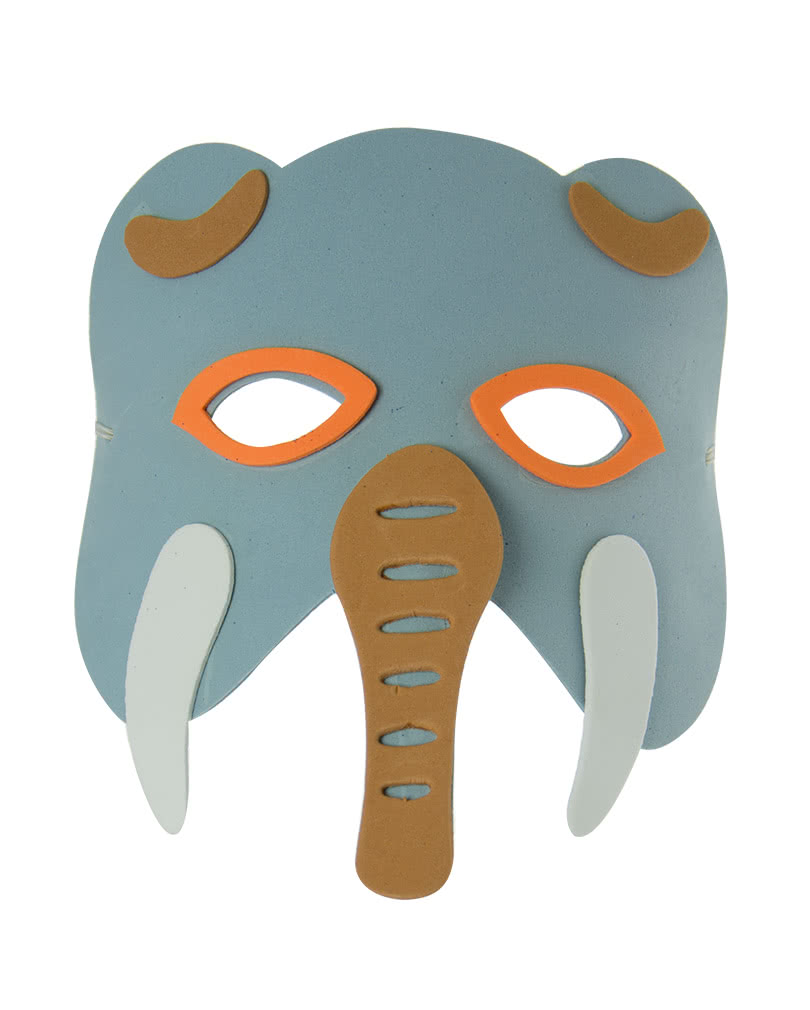 Elephant mask for children | Elephant mask as Child Mask | - Karneval  Universe