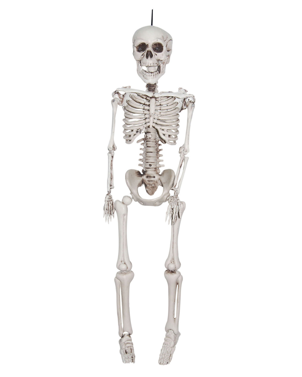 Klappriges Skelett Hängefigur 30 cm für Halloween