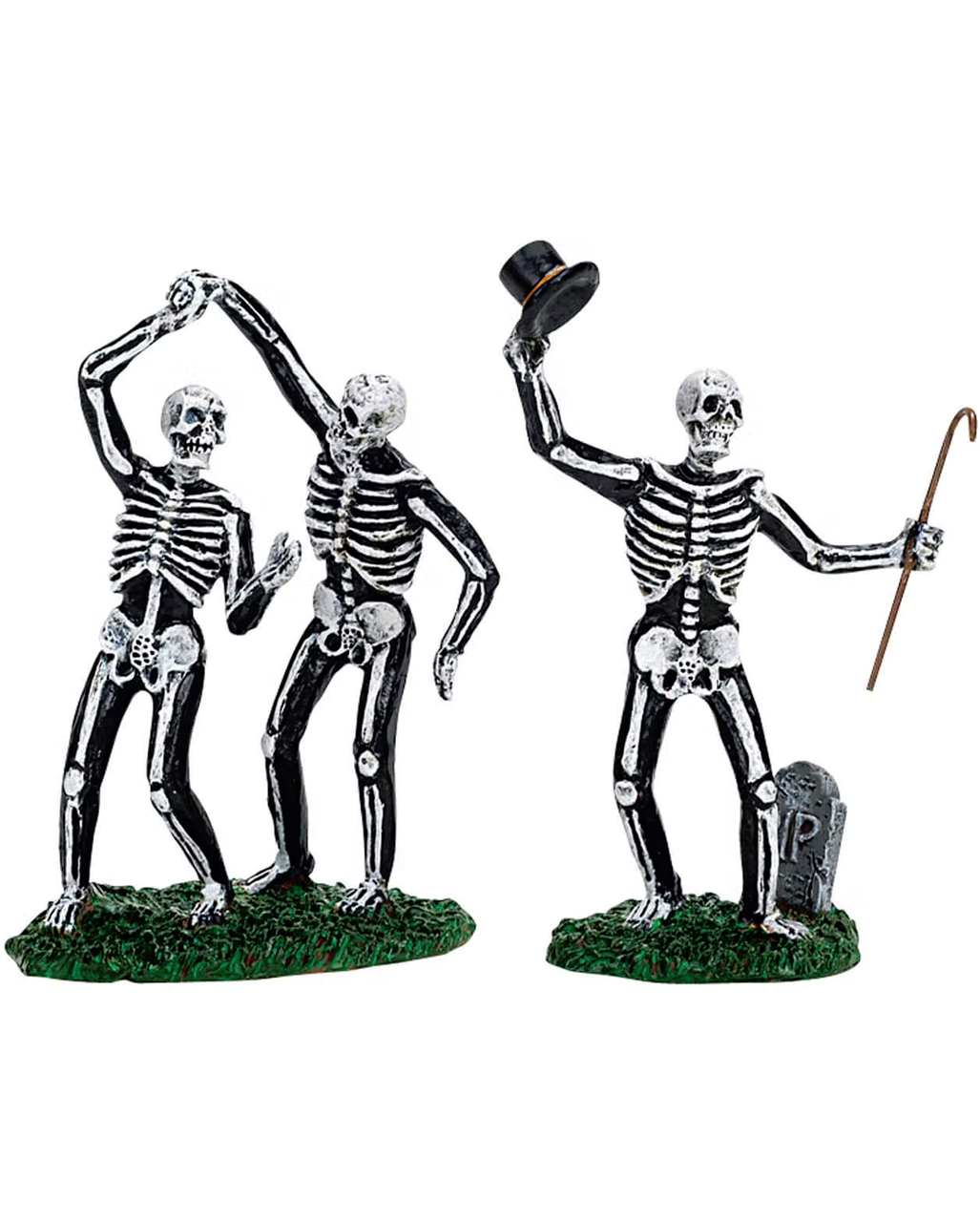 Haloppe Halloween Skelett Figur Festival Requisite Geist Festival Desktop  Skelett Figur langlebig schwarz B