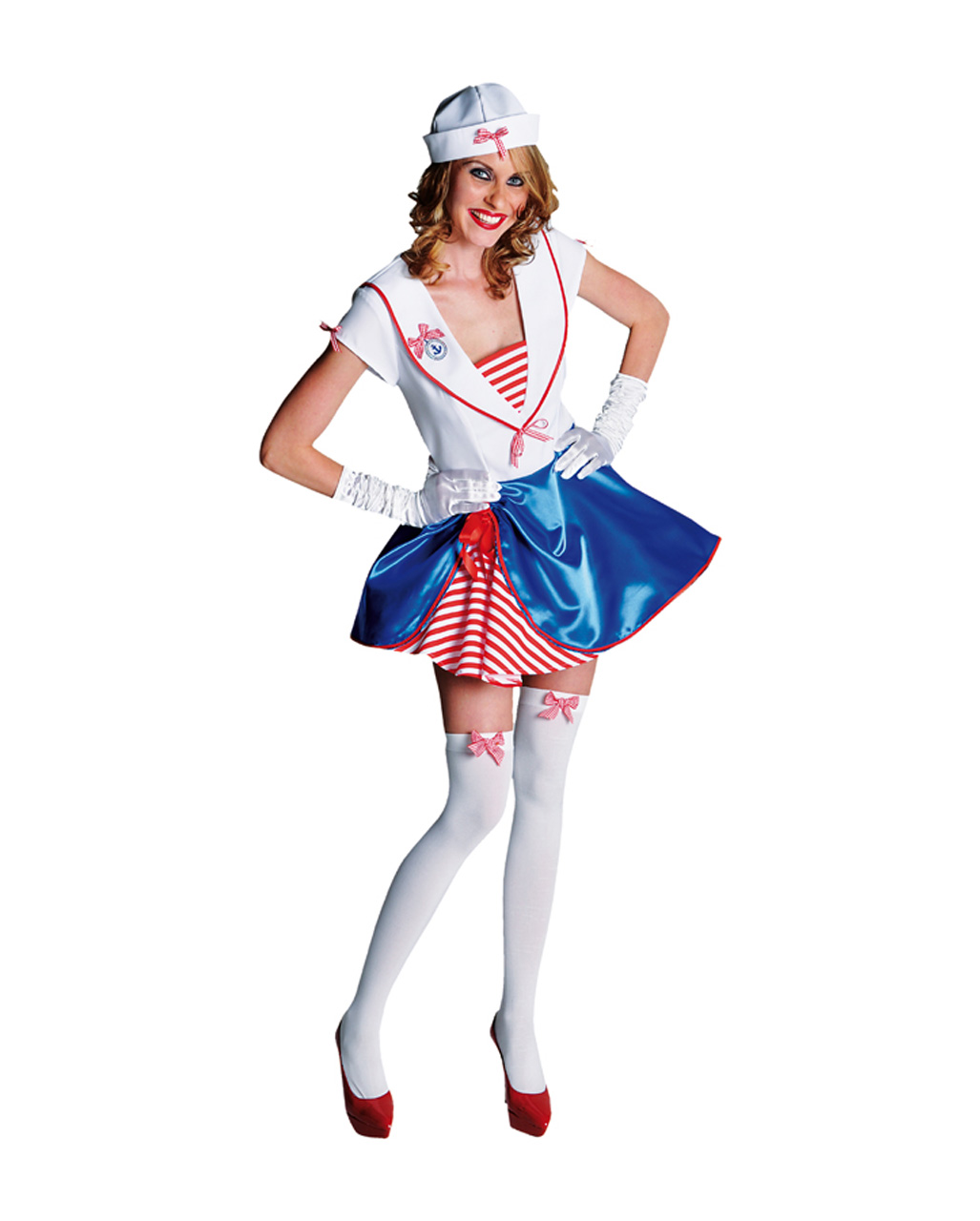 Sailor Girl Premium Costume XL -Carnival Costume Sailor Bride Costume ...