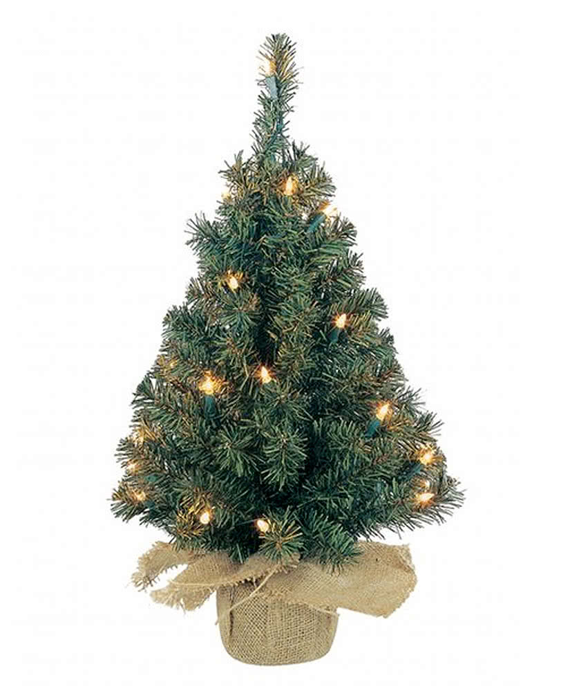 Kleiner Weihnachtsbaum 90 cm Christbaum mit Lichterkette