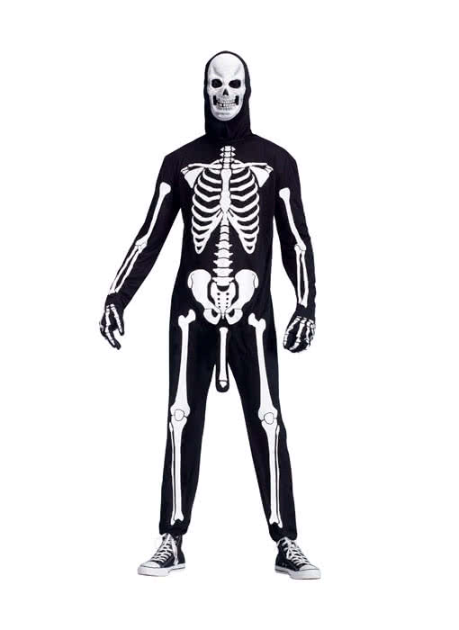 Notgeiles Skelett Kostüm Skelett Kostüm mit Steifen Penis