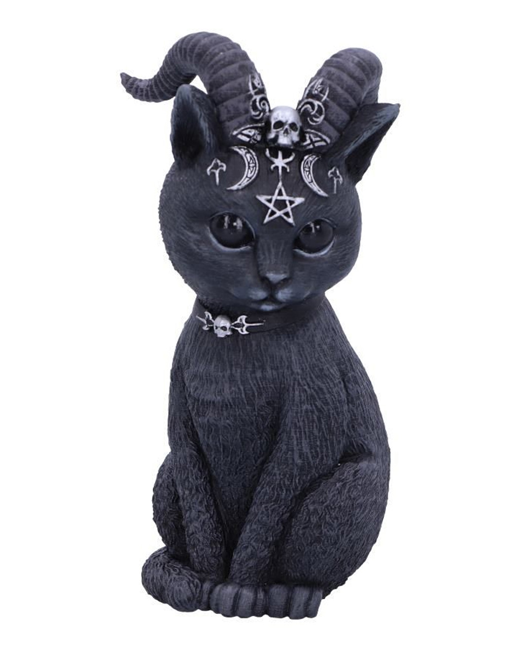 Mystische Katzenfigur mit Ziegenhörner bestellen ✤ | Karneval Universe