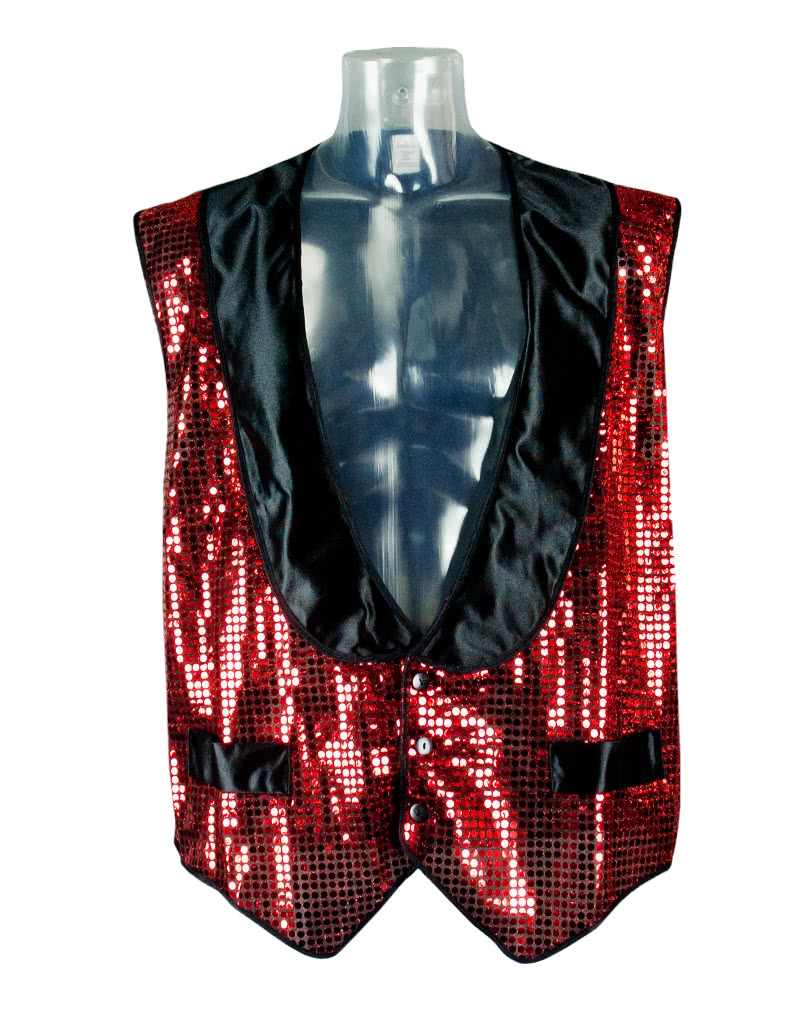 Pailletten Weste Für Herren & Damen - Glitzer Weste Für Karneval Und Partys