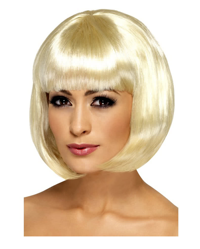 Partyrama Bob Perücke Hellblond  Klassische Bubikopf  Partyrama Bob Perücke Hellblond  Klassische Bubikopf