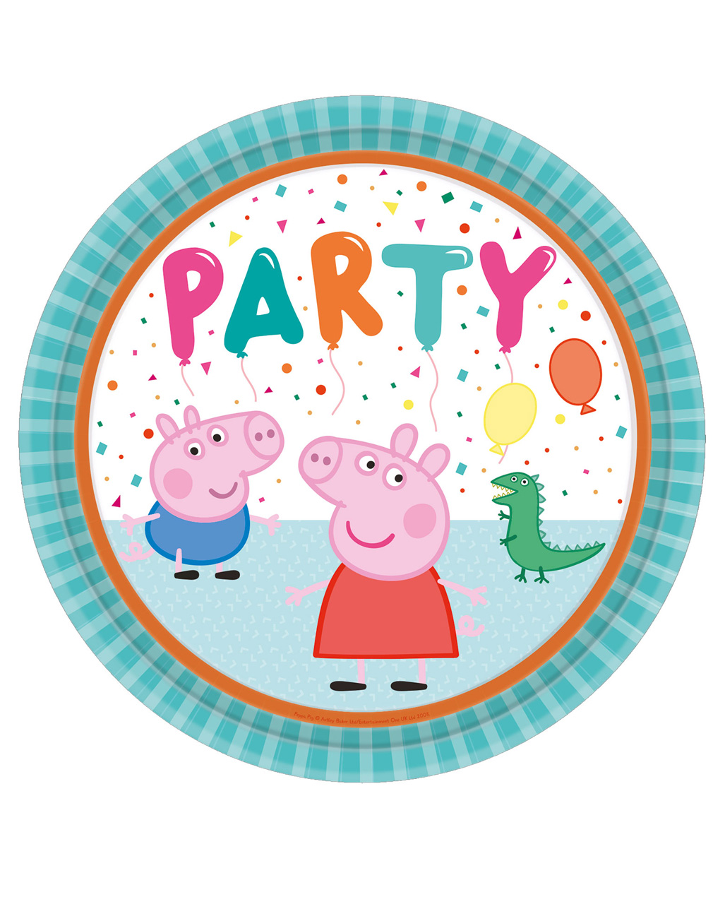 Multicolor Party Favor 8 Pcs. Peppa Pig Confetti Party Mini Party Hats
