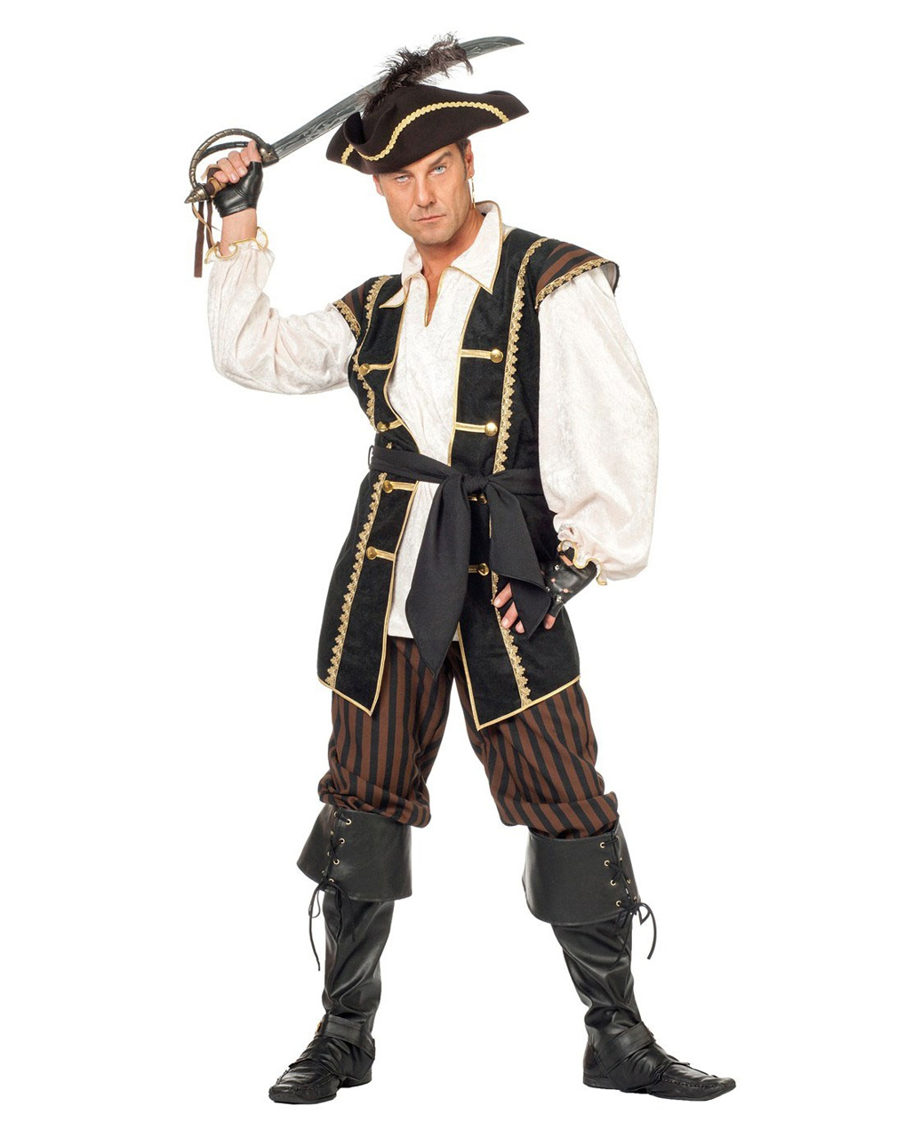 Piraten Herren Kostüm komplett
