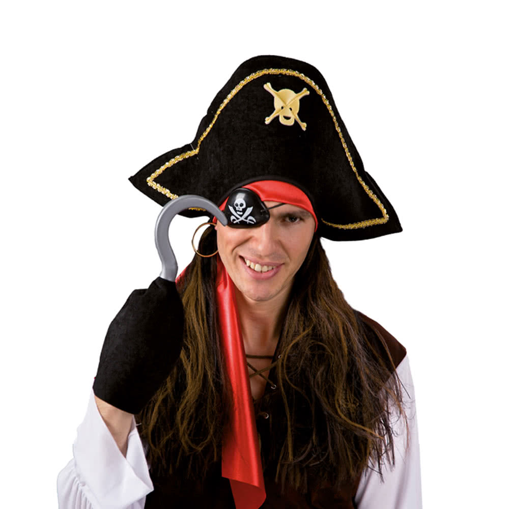 DELUXE HERREN PIRATENKOSTÜM # Karneval Karibik Piraten Seeräuber Männer  Kostüm