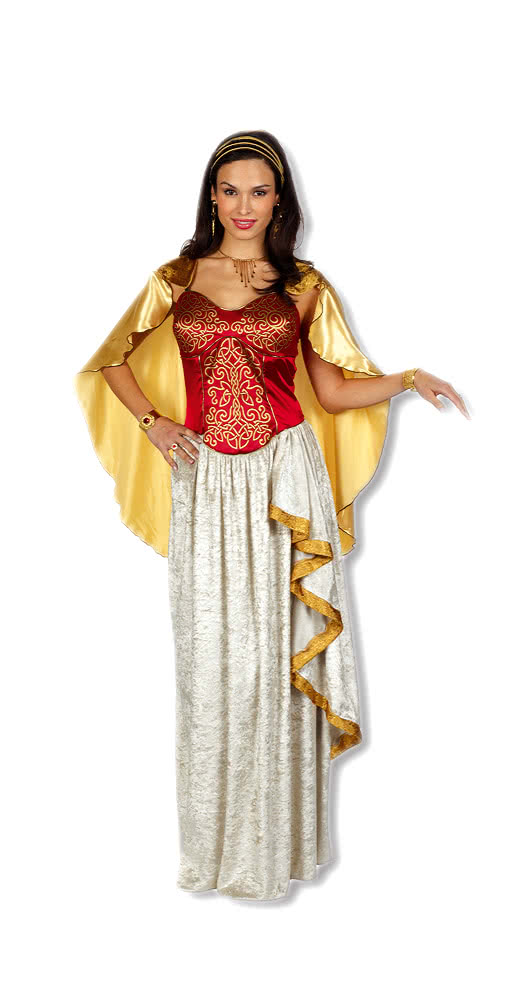 Römische Toga Göttin Kostüm Römer Griechen Karneval Verkleidung Damen 