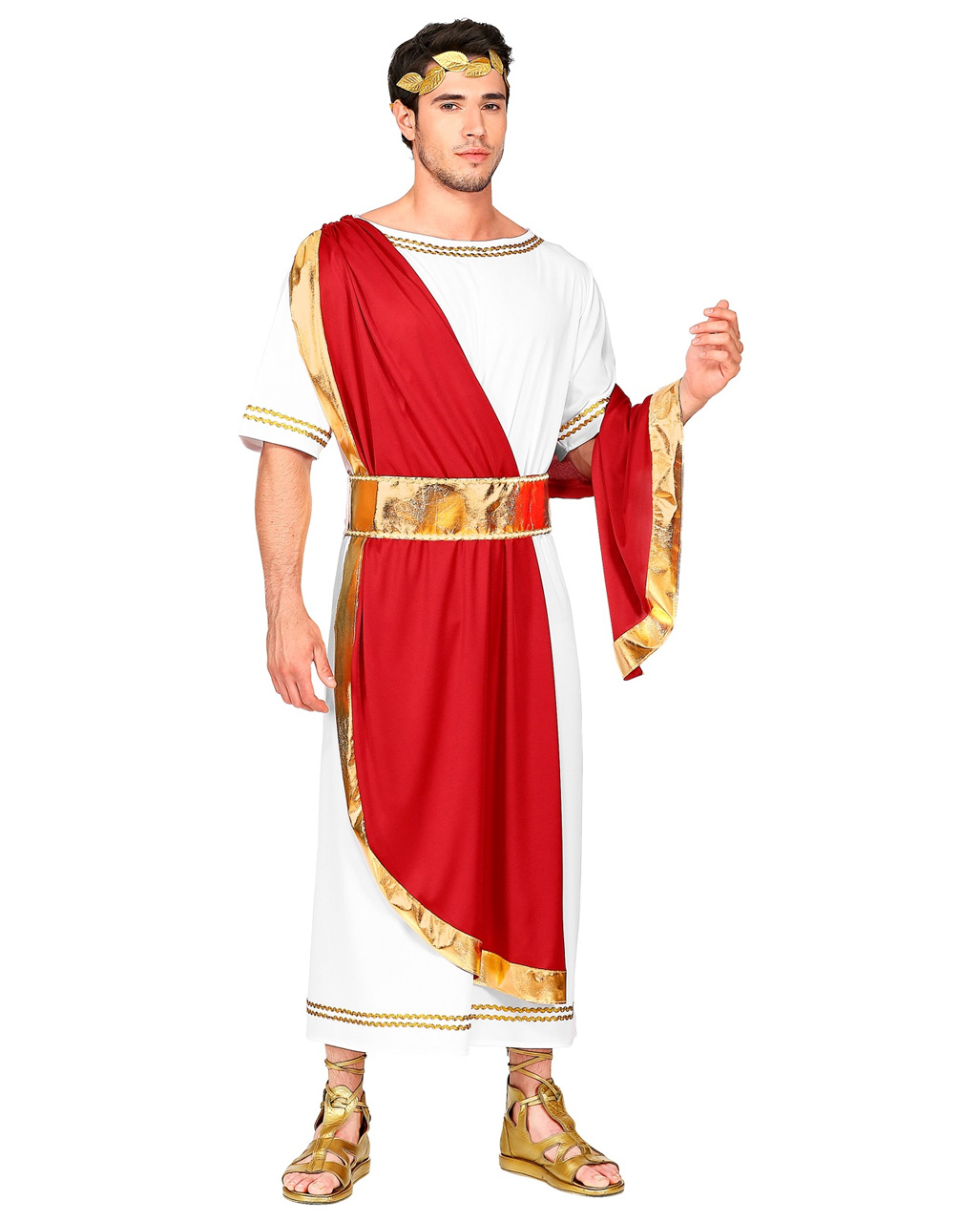 Römerkostüm Antike Römer Toga Kostüm Cäsar Tunika Römischer Kaiser Verkleidung M 