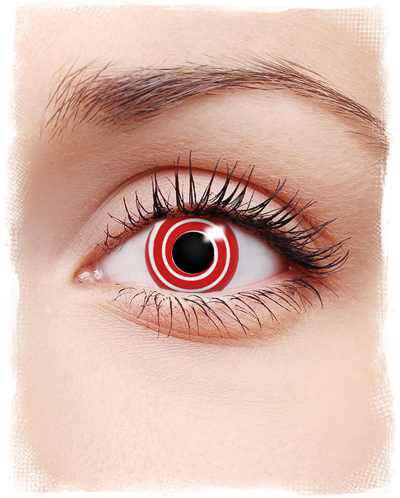 Red spiral contact lenses | Motif Contact Lenses | - Karneval Universe