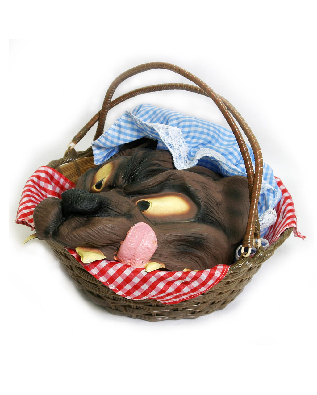 Rotkappchen Picnic Basket With Wolf Costume Accessories Wolf Decoration Karneval Universe