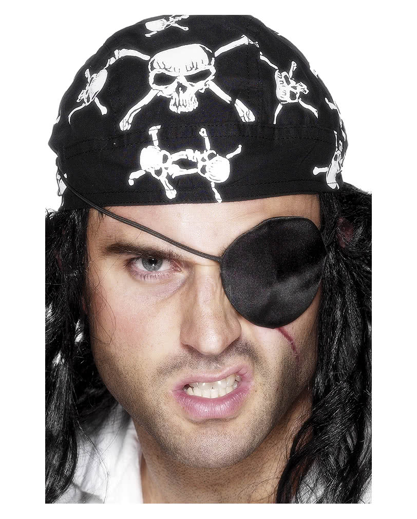 Plastique Noir Pirate Eye Patch Accessoires Costume Robe Fantaisie Fête Sac Remplissage 
