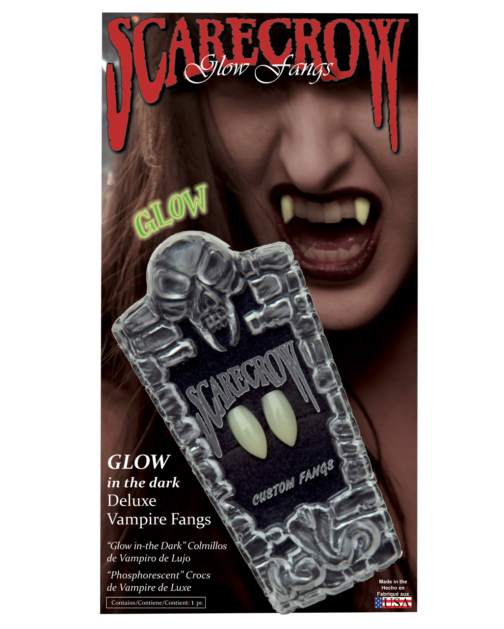 Vampirzähne im Sarg für Halloween kaufen » Deiters