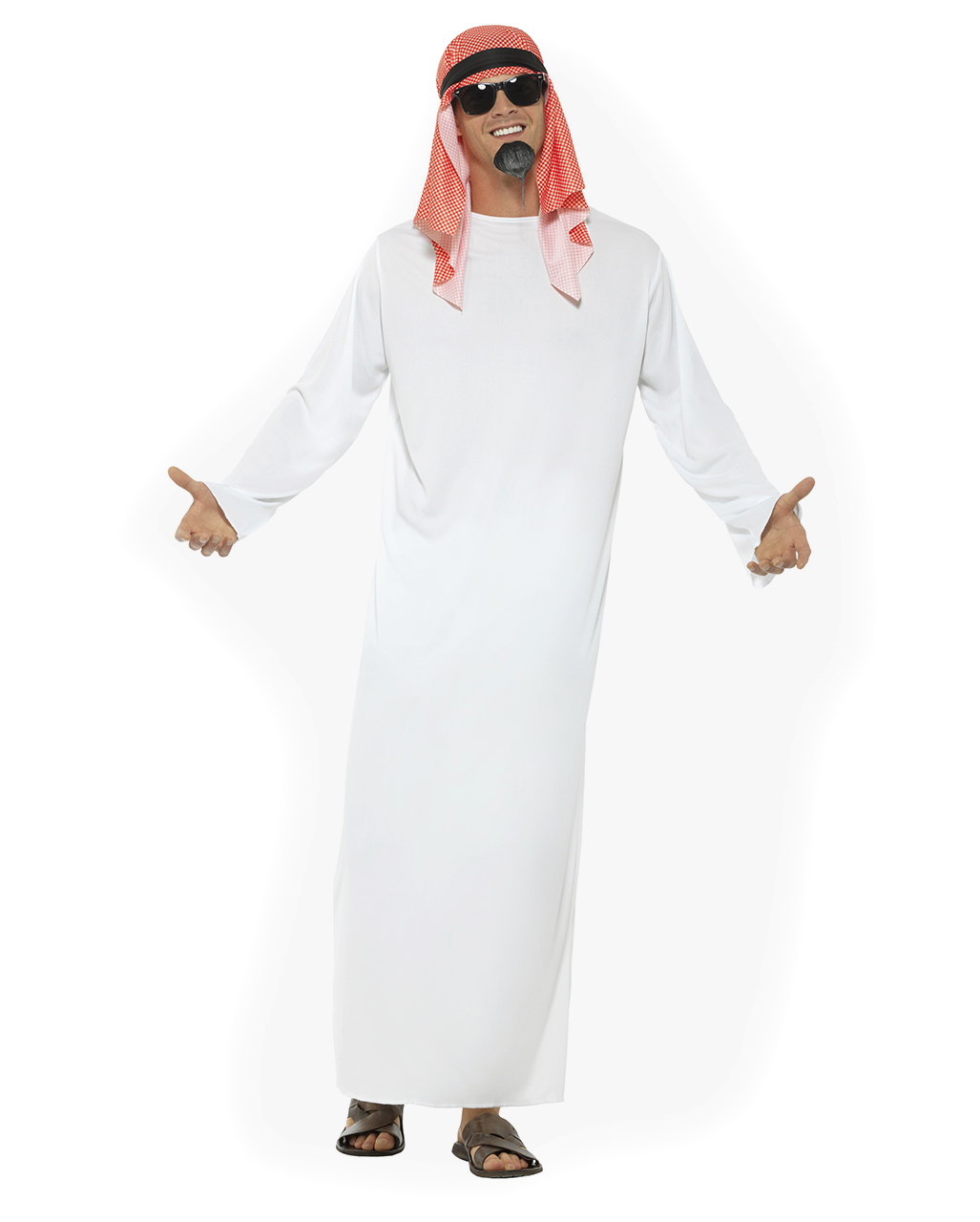 WIM 35281 Arabischer Prinz Sultan Araber Wüste Krieger Fasching Herren Kostüm