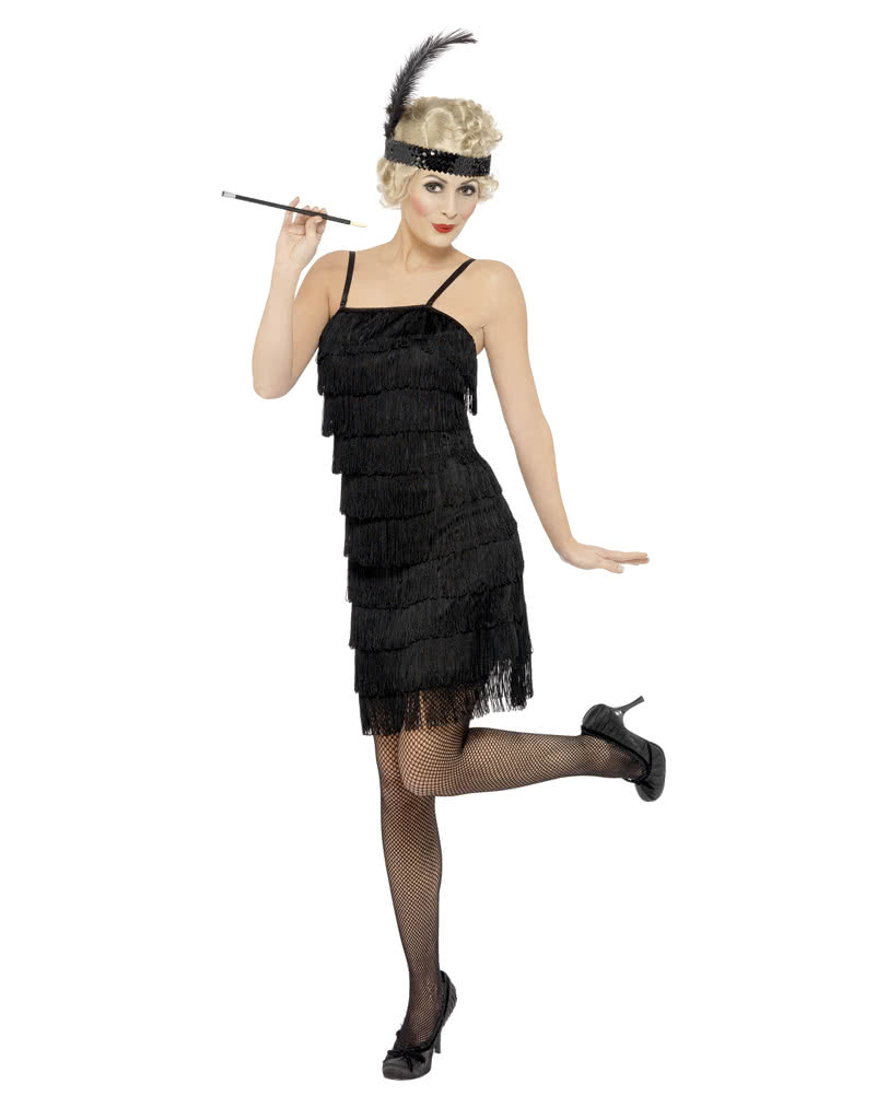 Flapper Kleid mit Stirnband Plus Size für 20er Jahre Mottoparty | Karneval Universe