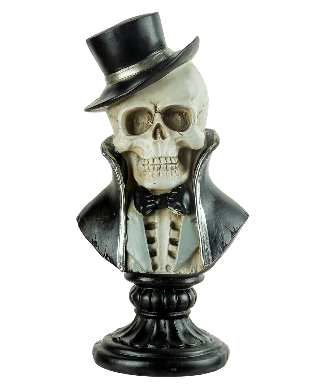 Halloween Skeleton Bust Dapper Fedora Hat deals Skeleton