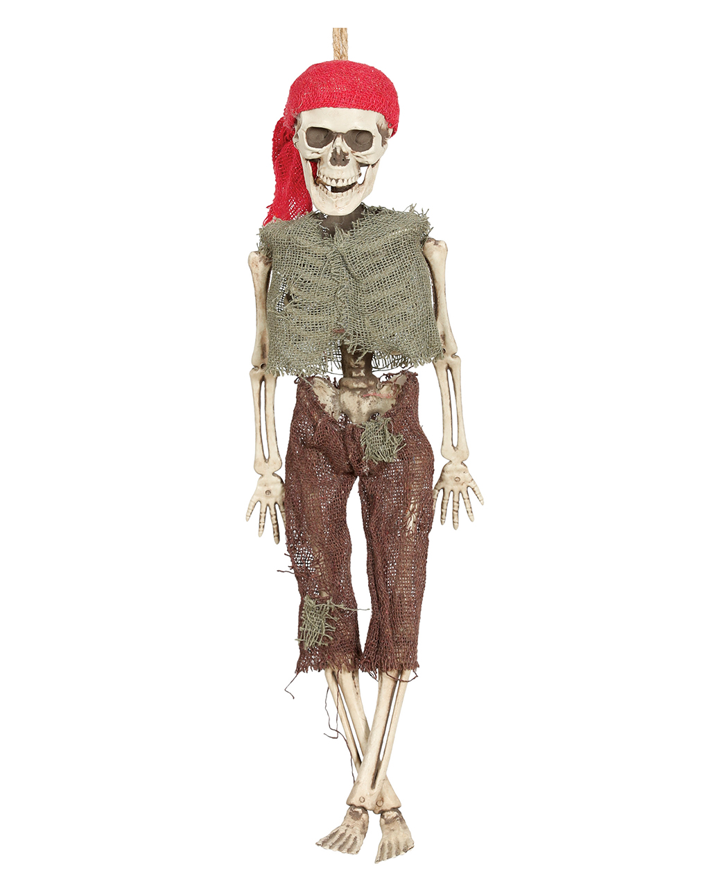 Hängefigur Pirat Skelett 40 cm als Gruseldkeo