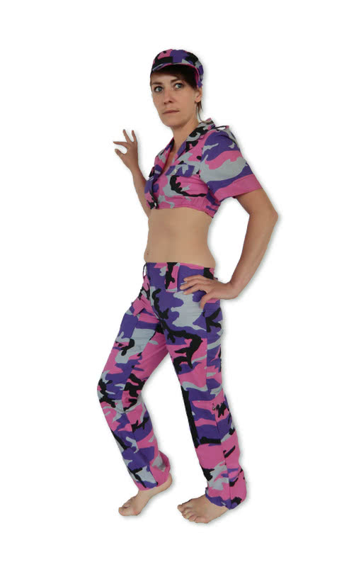 Pink Soldier Girl S/M Sexy Uniform-Pink 