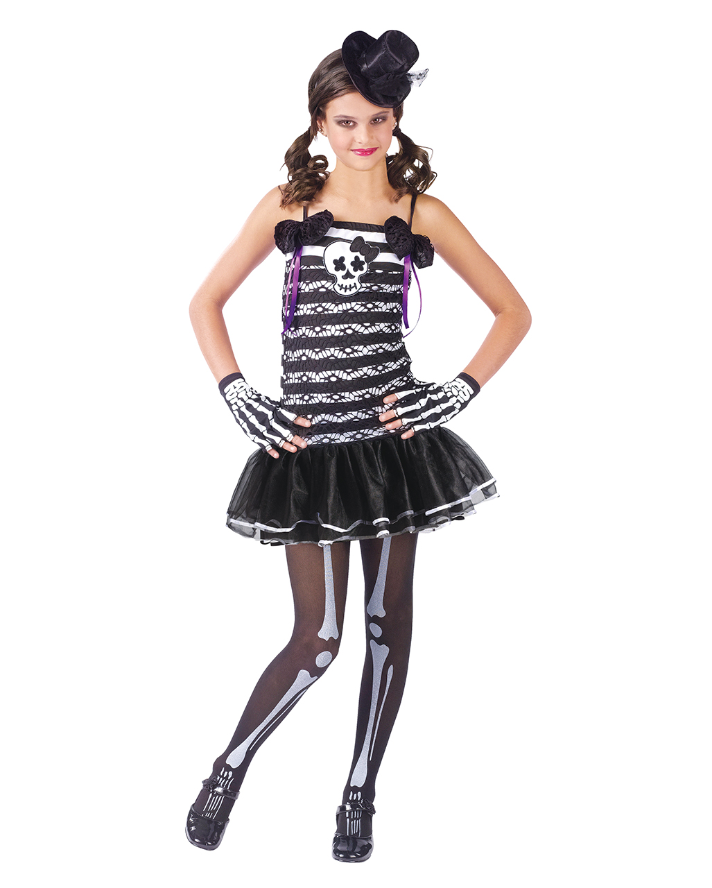 Sweet Skeleton Girl Kids Costume | Girls Costumes at low prices ...