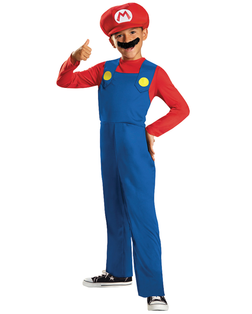Kinderkostüm Super Mario Kostüm Klempner Mariokostüm Superhelden Faschingskostüm 