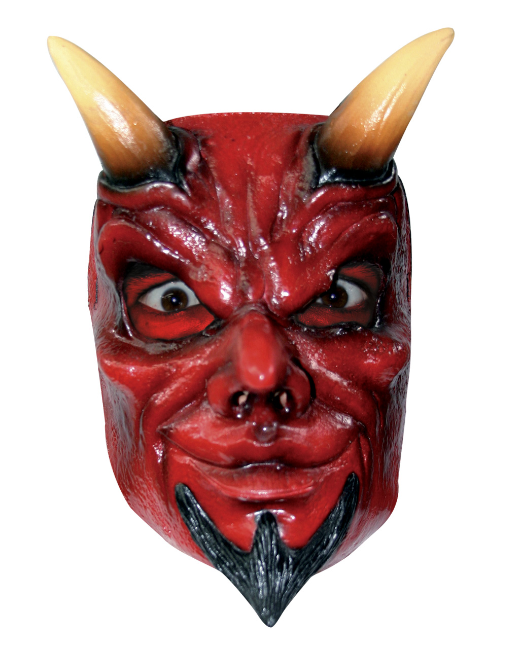 Horror Teufel Maske mit roten Augen Latex Halloween Karneval Party Kostüm DHL 09 
