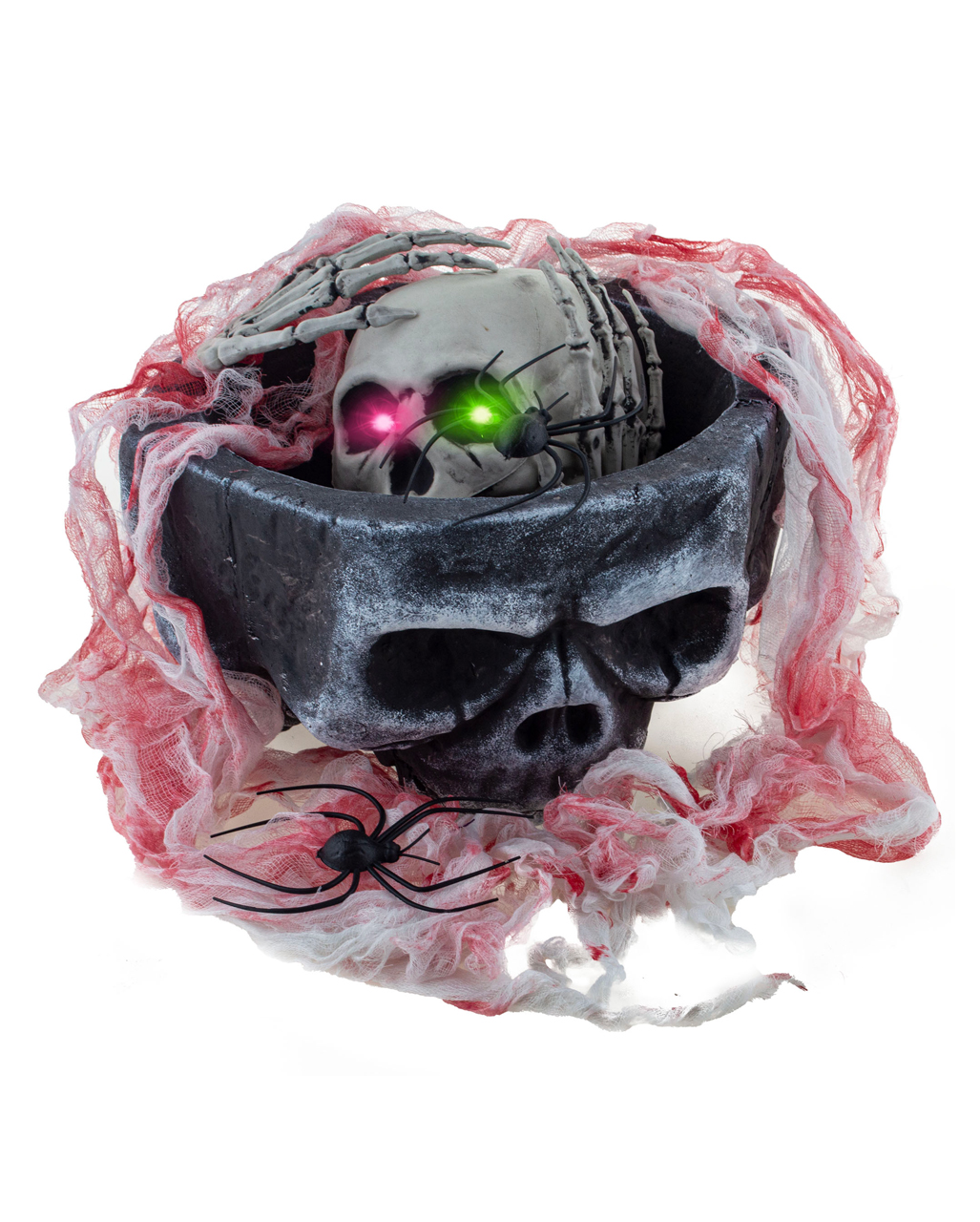 Deko Skull mit LED-Licht