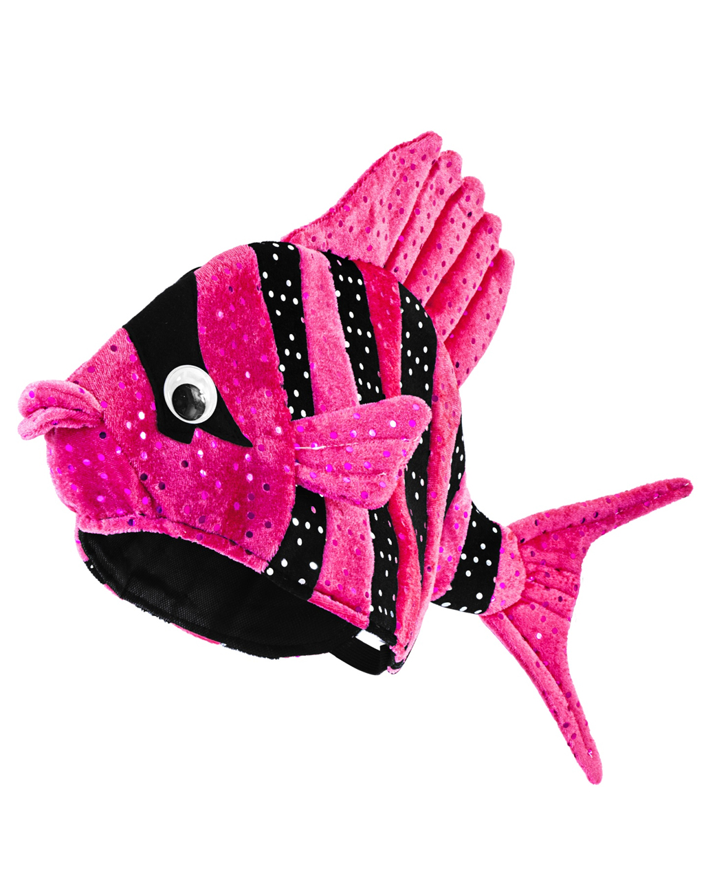 Exotischer Fischhut Pink für Beachparty