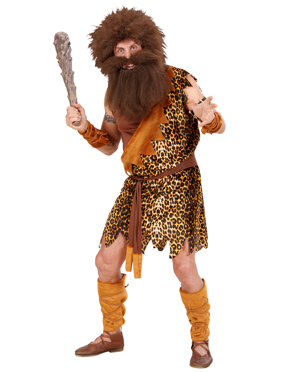FM Herren Kostüm Steinzeitmensch Neandertaler Karneval 