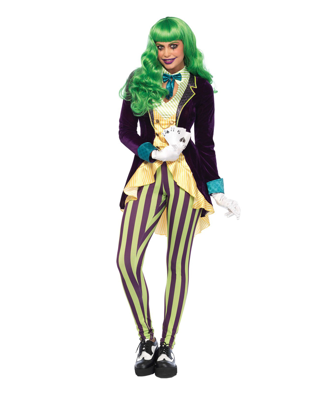 LAG Leg Avenue 85589 Fasching Damen Kostüm Wicked Trickster Woman Frau Joker 