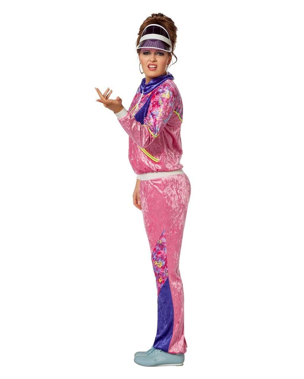 80s Tracksuit Ladies Costume for theme parties | - Karneval Universe