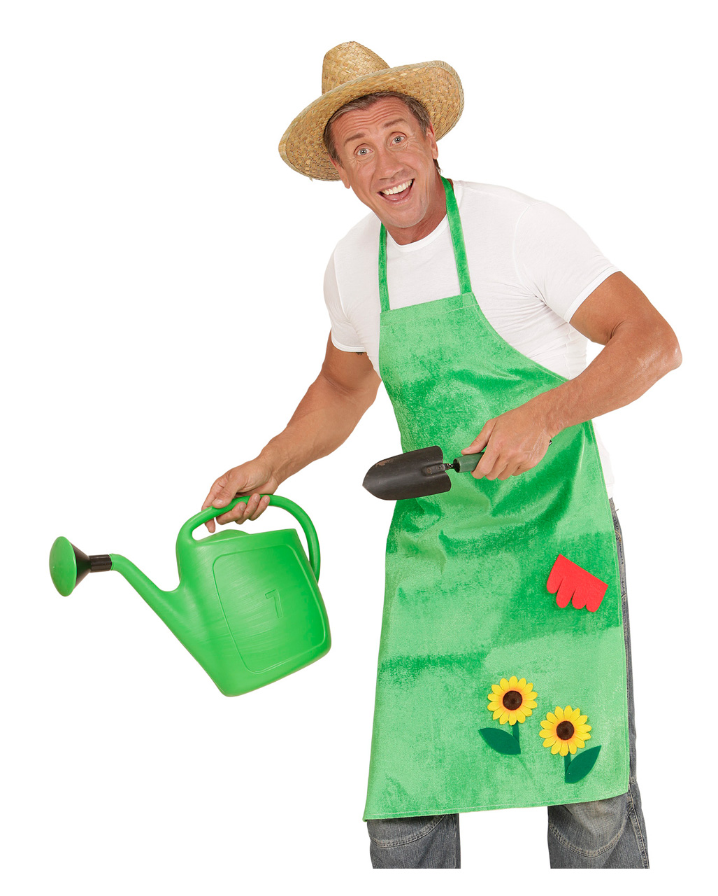 SVCEQZE Garten Schürze Wasserdicht - Robuste Gartenschürze Mit Taschen