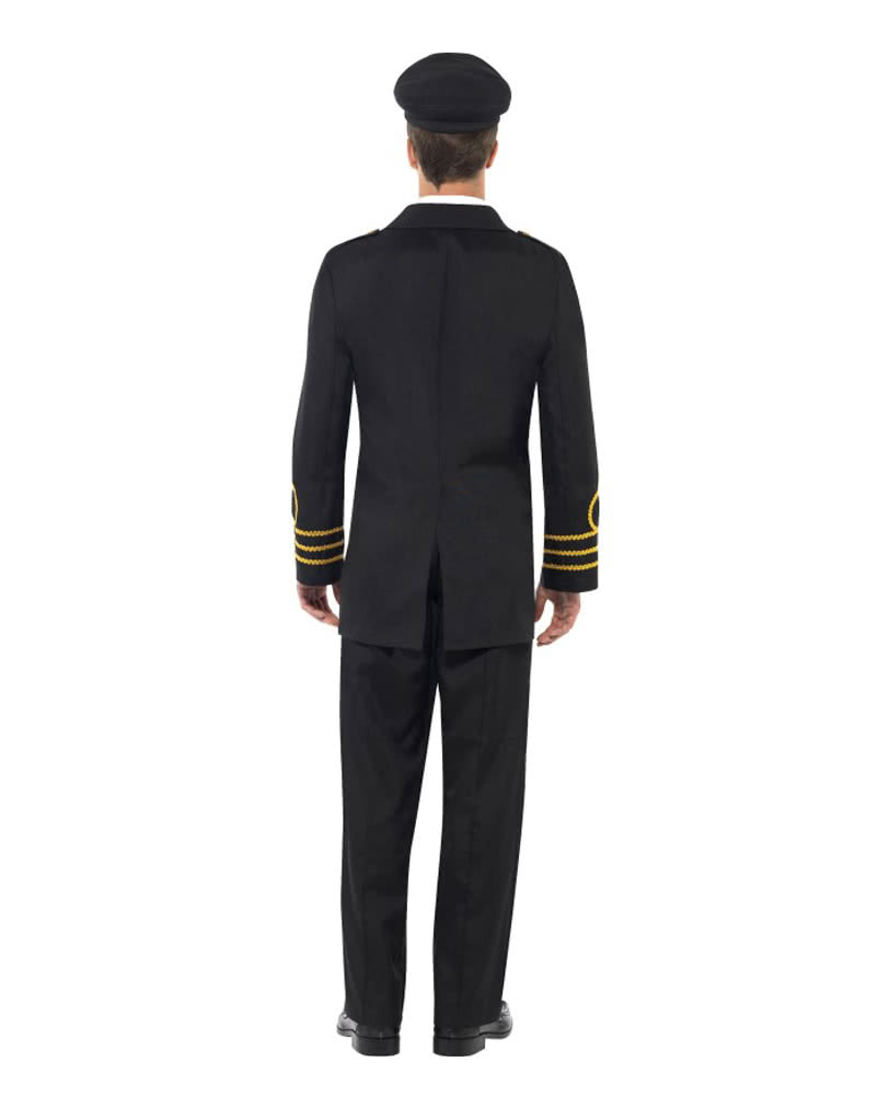 NEU Herren-Kostüm Marine-Offizier Kapitänskostüm Karnevalskostüm 