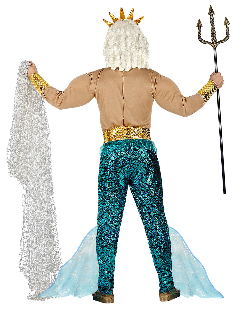 Poseidon Muscle Costume for carnival & fancy dress | - Karneval Universe